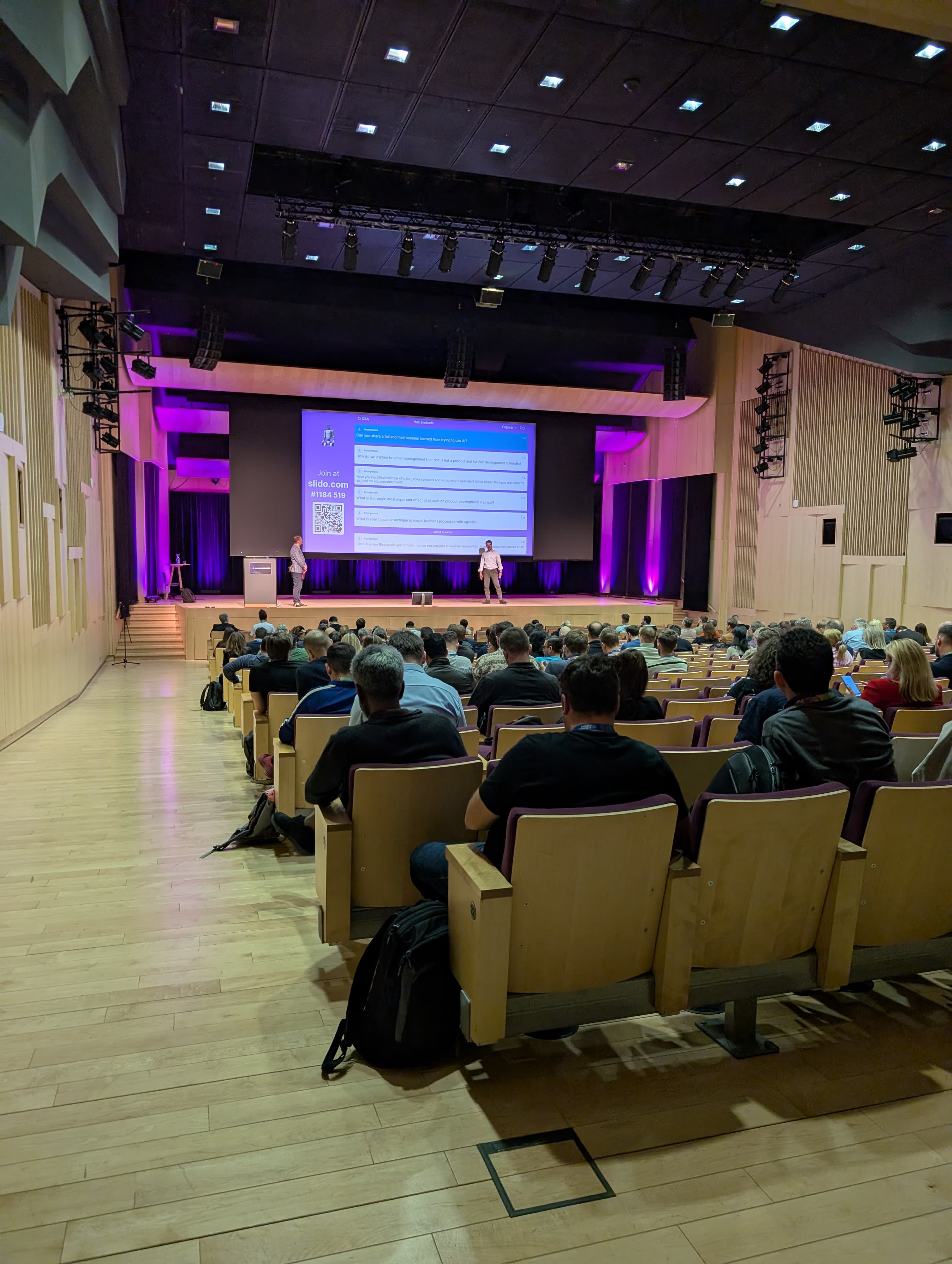 Audience in Ziedonis Hall at AI Summit Europe Riga 2026
