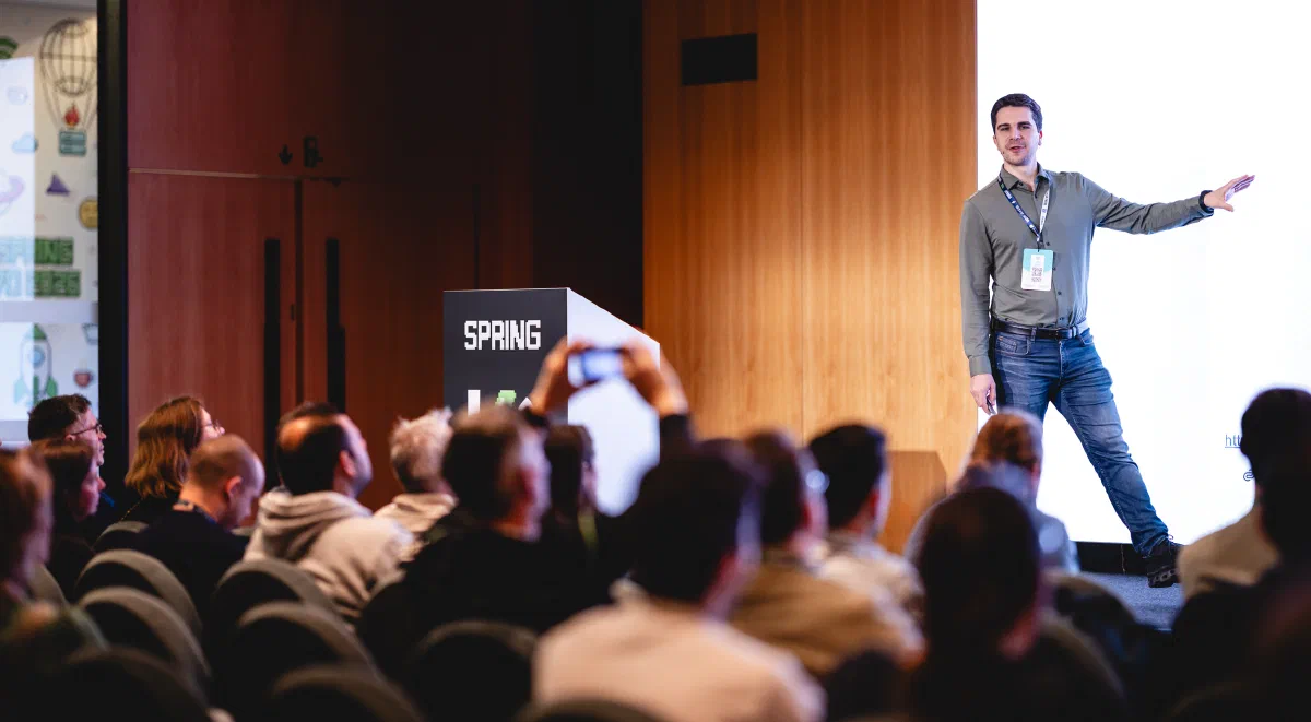 With audience at Spring I/O 2026